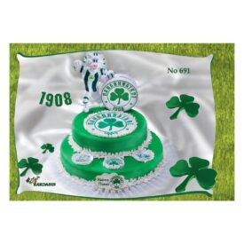 Παναθηναϊκός Λογότυπο-Πανάθας με Κουμπαρά & Βάση